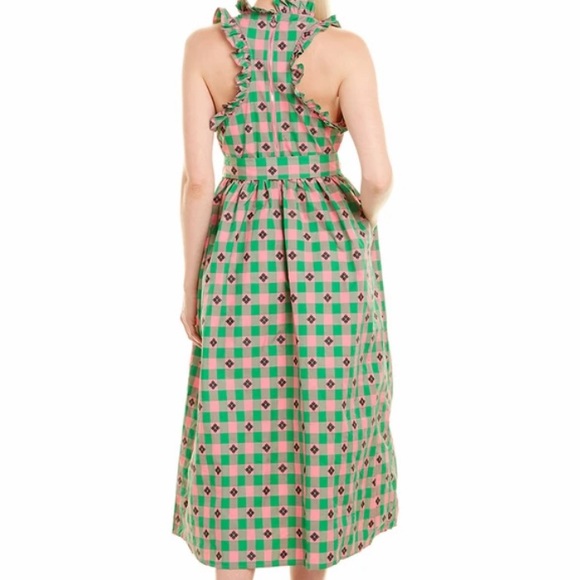 kate spade green gingham dress